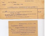 1925 International Exposition of San Antonio Texas  Ephemera  - $21.81