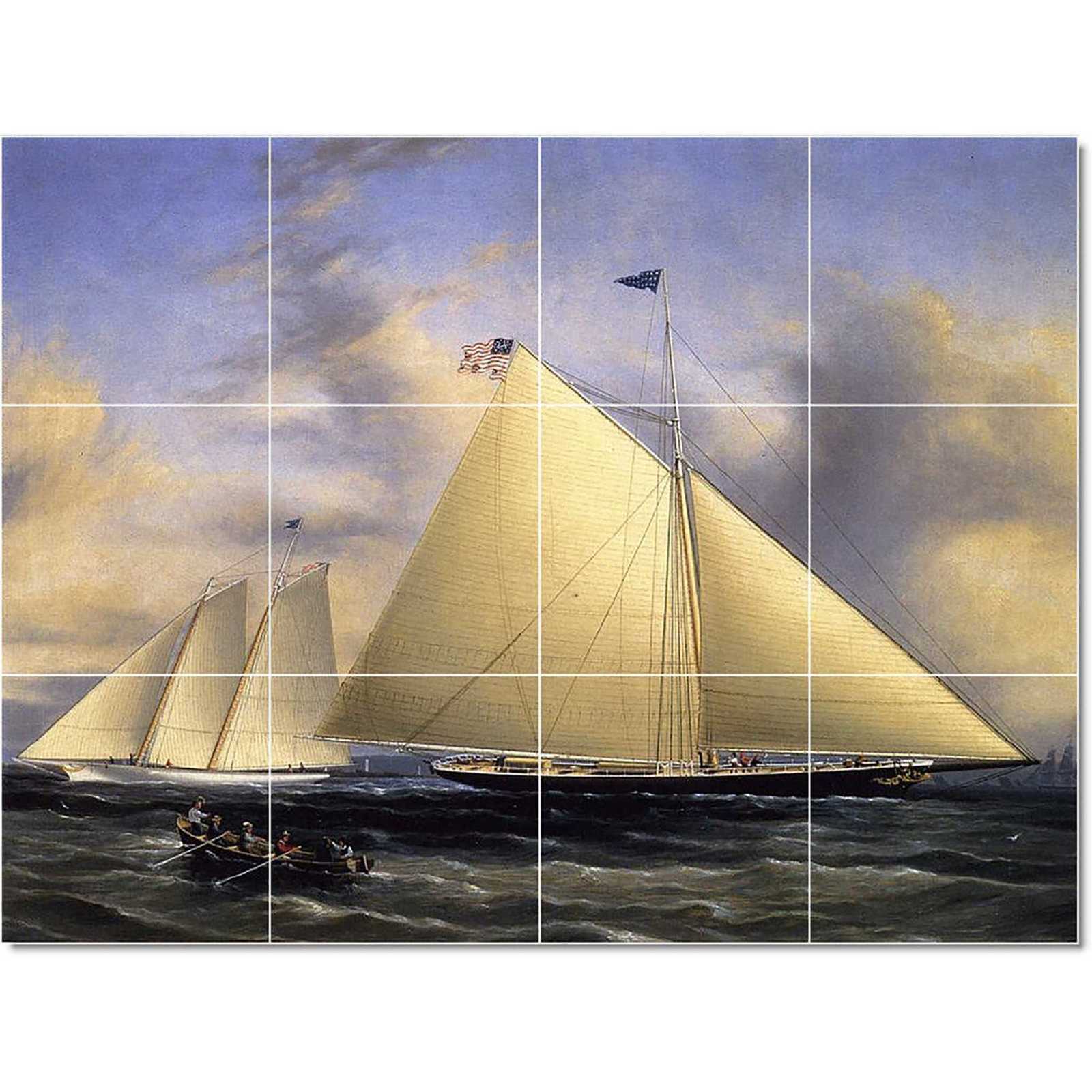 Buttersworth james the sloop maria racing the schooner yacht america may 1851