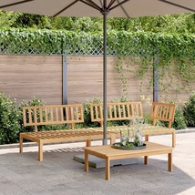  Pallet Sofa Set Brown Solid Acacia Wood Large Modular - $8,344.43 MXN