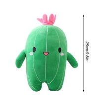 Cuddly Flower Plant Cactus Plush Toy Triver Stuffed Doll Pillow Cushion Bolster  - £10.38 GBP