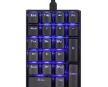 MOTOSPEED K23 Mechanical Numeric Keypad Blue Switch Wired 21 Keys Mini N... - $39.99