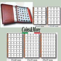 Binder For Coins Masterphil Uni Set Of Case And 5 Inserts - £24.62 GBP