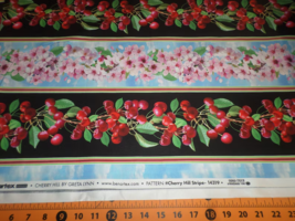 Cherry Blossom Cherry Cotton Fabric 1/4 Yard - £2.35 GBP