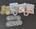 46 x New Pirates Pieces of Eight Doubloons Metal Coins Net Party Novelty 2E - $19.99