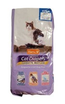 Hartz 12 Pack Disposable Cat Diapers Male Female Size Medium 10-14lbs NEW - £12.65 GBP