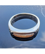 CAROLYN POLLACK RELIOS 925 STERLING SILVER ORANGE SPINEY ETCHED RING SIZ... - €59,05 EUR