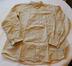 Bon Homme New York Men&#39;s Long Sleeve Button Up Shirt Size L 16-16 1/2 Ta... - $17.66