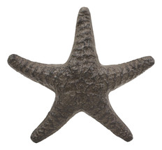 Ebros Cast Iron Sea Star Shell Starfish in Rustic Bronze Finish 7.75&quot; Wide - £19.11 GBP