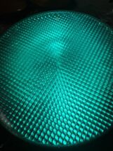 12" General Electric GREEN LED Traffic Light Signal Lens 120V Model  DR6... - $49.49