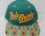 Dale Brisby Rodeo Hat Green Snapback Baseball Cap Southwestern - $17.99