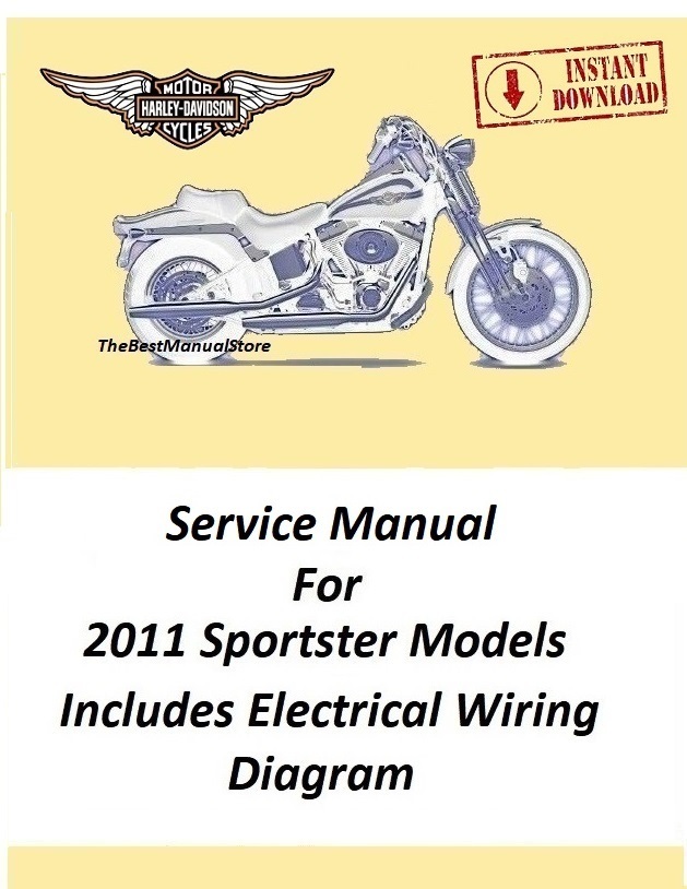 2011 Harley Davidson Sportster Models Service Manual Download - $22.95