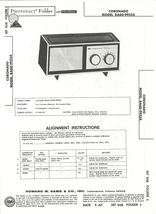 Sams Photofact - Set 908 - Folder 5 - Sep 1967 - Coronado Model RA60-9955A - £17.18 GBP