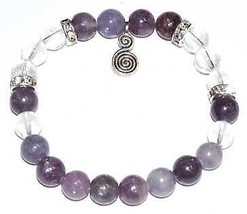 8mm Lepidolite With Double Spiral - £18.34 GBP