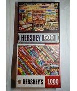 New 500 + 1000 Piece Jigsaw Puzzle Hershey&#39;s Candy / Sweet Tooth Masterp... - £25.12 GBP