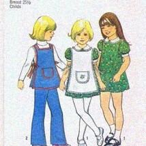 RetroStitch Kids: Vintage Dress, Apron &amp; Pants Pattern (Size 6X) - $41.53