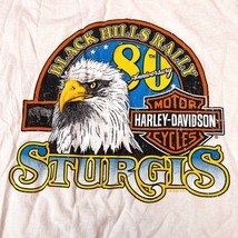 Harley Davidson Mens Sleeveless T Shirt White XXL Sturgis Eagle Keystone... - $24.65