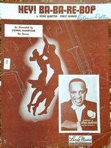HEY! BA-BA-RE-BOP Vintage Sheet Music 1945 Lionel Hampton  (PVG) 35m  - £3.16 GBP