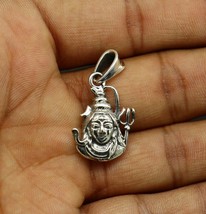 925 sterling silver unique design Hindu idols Lord Shiva unisex pendant ssp552 - £27.23 GBP