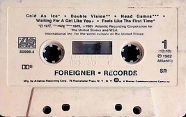 Foreigner: Records [1982 Cassette Tape] / Cold As Ice, Double Vision, Head Games - £0.90 GBP