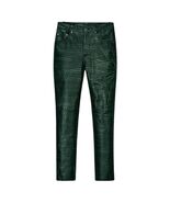 Forest Green Leather Pants Mens - $179.00