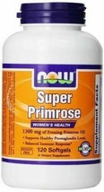 NEW NOW Foods Super Primrose Women and Health Supplement 1300Mg 120 Softgels - £19.78 GBP