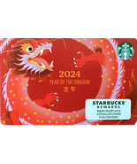 Starbucks 2024 Year of The Dragon Collectible Gift Card New No Value - £3.18 GBP