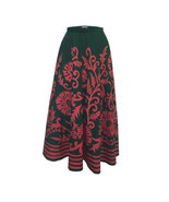 NWT $388 ANTHROPOLOGIE ESVA GREEN MIDI SKIRT by HARARE S - £62.53 GBP