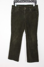 J Crew 4 Short Green Favorite Fit Cotton Stretch Corduroy Pants 78163 - £15.14 GBP