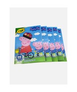 Lot of 5 New Crayola Peppa Pig Coloring Books With 96 Stickers Kid Activ... - £8.32 GBP