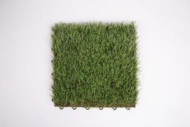 Realistic Artificial Grass Turf Panels - Green - £57.36 GBP