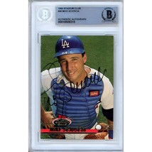 Mike Scioscia LA Dodgers Auto 1993 Topps Stadium Club #46 Signed BAS Auth Slab - £76.39 GBP