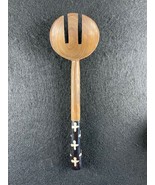 Hand Carved Bone Handle Olive Wood Salad Tong (Fork only) - £8.92 GBP