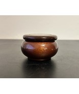 Vtg Wood Inlaid Agate Trinket Box Felt Lined Brazil 2.25” - $287.37 MXN