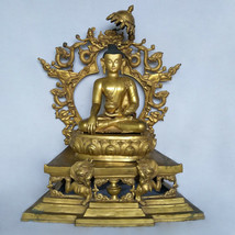 Antique Museum Master Quality Tibetan Shakyamuni Buddha Statue 24&quot;  - Nepal - $12,749.99