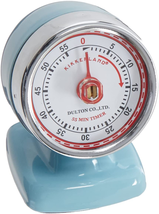 Kitchen Timer Vintage Streamline Alloy Steel Blue NEW - £32.35 GBP