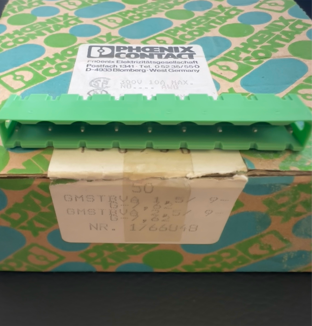 1X GMSTBVA 2,5/ 9-G-7,62 1766848 Phoenix Contact PCB Header 9 Pos 7.62mm... - $5.00
