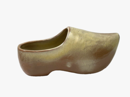 Frankoma Vintage #913 Dutchman Shoe Planter Clay Pottery Plainsman Brown - £11.48 GBP