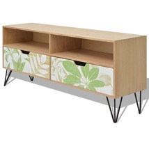 vidaXL Brown MDF TV Cabinet with Shelves & Storage for Large TVs - €131,34 EUR
