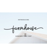 Farmhouse Font Font - $12.00