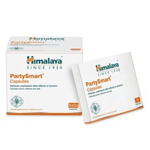 Himalaya Party Smart Capsules (25 Cp) relieves aftereffects of ALCOHOL FREE SHIP - $15.80