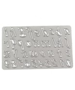 Lowercase letters with numbers Metal die cut carbon steel cutting die te... - $9.80 CAD