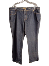 Bitten by Sarah Jessica Parker Straight Leg Jeans Dark Wash Womens Size 22Short - £18.47 GBP