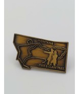 Montana Pin Lewis &amp; Clark Trail Vintage Pin - €21,32 EUR