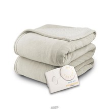 Biddeford 2061-9032138-780 MicroPlush Sherpa Electric Heated Blanket Ful... - £59.77 GBP