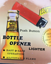 Bottle Opener   Disposable Lighters Black Adjustable Flame (50) Display - $9.90