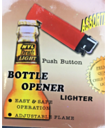 Bottle Opener   Disposable Lighters Black Adjustable Flame (50) Display - £7.39 GBP