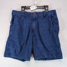 Hollister Beach Prep Fit Blue Multi Shorts Men&#39;s 30x7&quot; Pockets Preppy Su... - $20.00