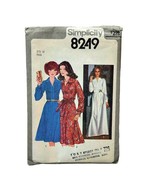 Simplicity 8249 Misses Dress Sewing Pattern Size 14 Bust 36 Inch VTG 197... - £3.06 GBP