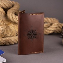 Personalized Leather Passport Cover Custom Passport Holder Wallets for Men - £36.05 GBP