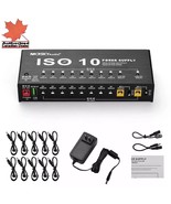 Mosky ISO 10 Isolated Output Guitar Bass Effect Pedal Power Supply 9V 12... - $943.52 MXN